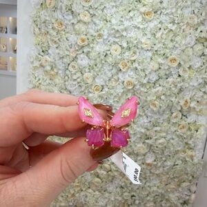 Kendra Scott Pink Butterfly Ring